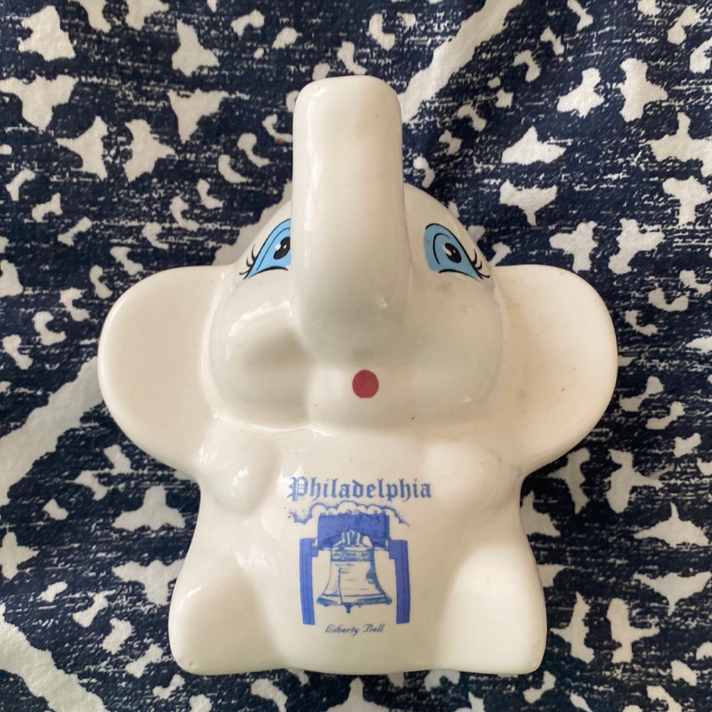 Philadelphia liberty bell elephant, piggy bank
